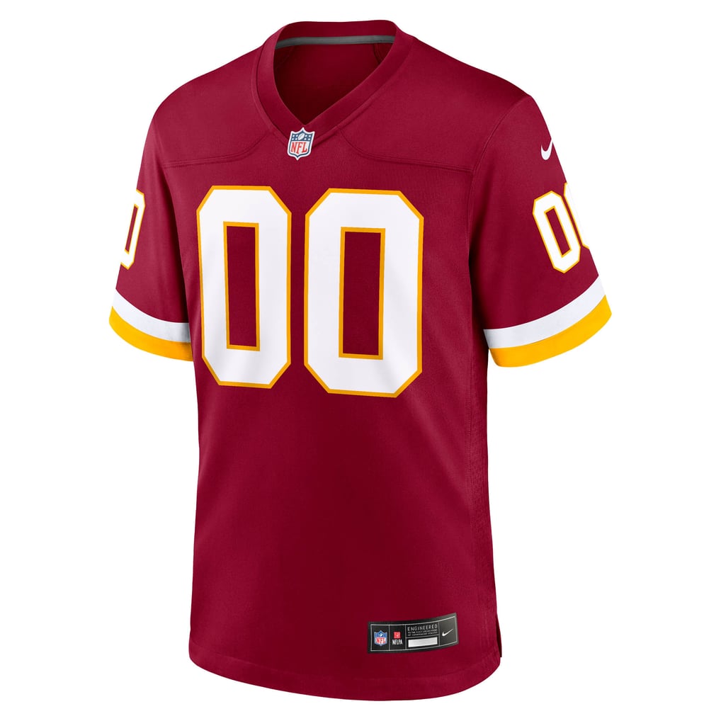 Men's Washington Commanders Nike Burgundy Custom Game Jersey - Image 3