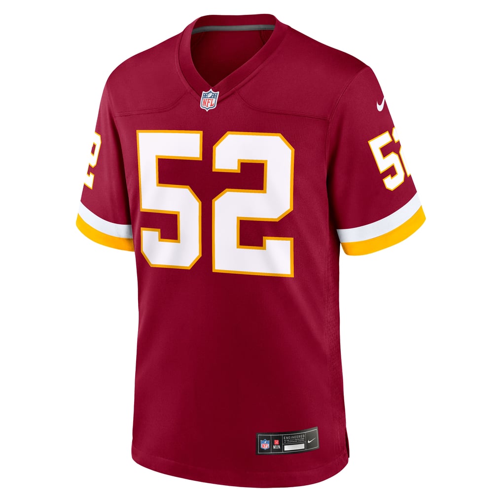 Men's Washington Commanders Sonny Styles Nike Burgundy Team Game Jersey - Image 3