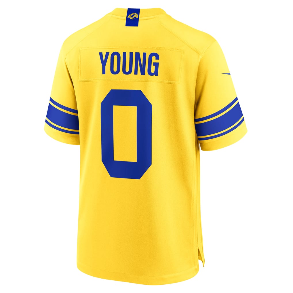 Men's Los Angeles Rams Byron Young Nike Gold Alternate Classic Sol Game Jersey - Image 4
