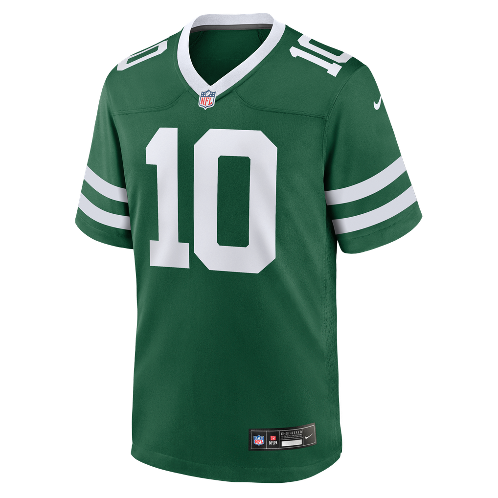 Men's New York Jets Cade Klubnik Nike Legacy Green Team Game Jersey - Image 5