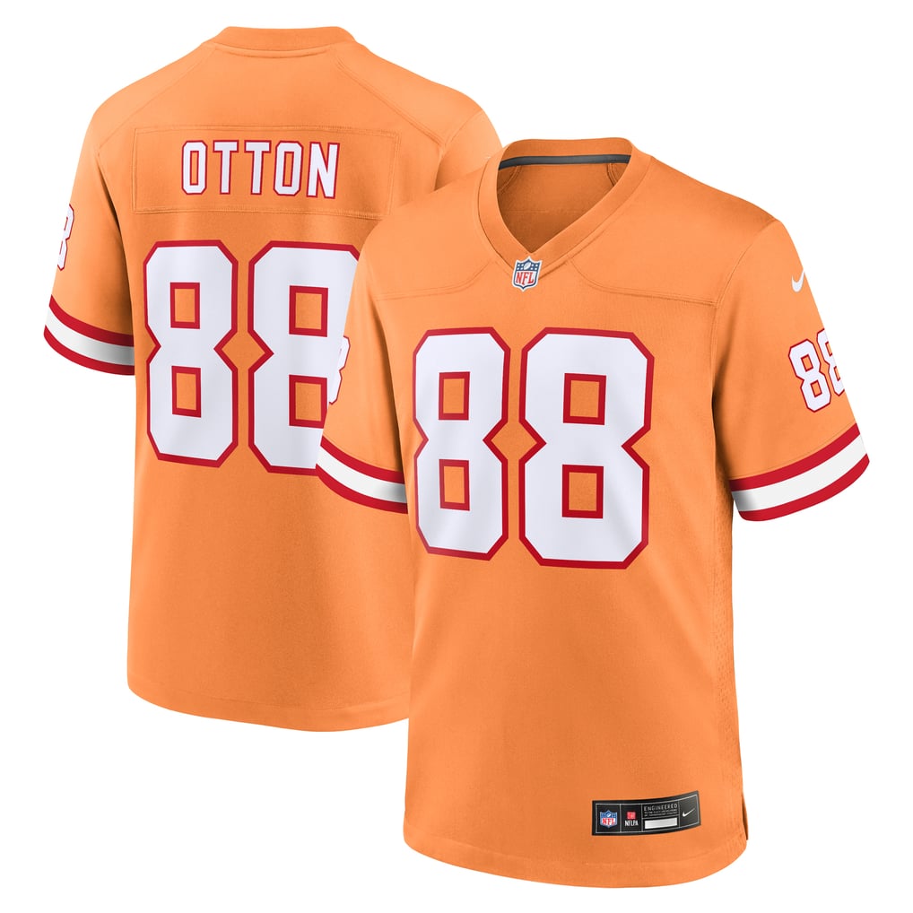 Men's Tampa Bay Buccaneers Cade Otton Nike Orange Alternate Game Jersey - Image 2