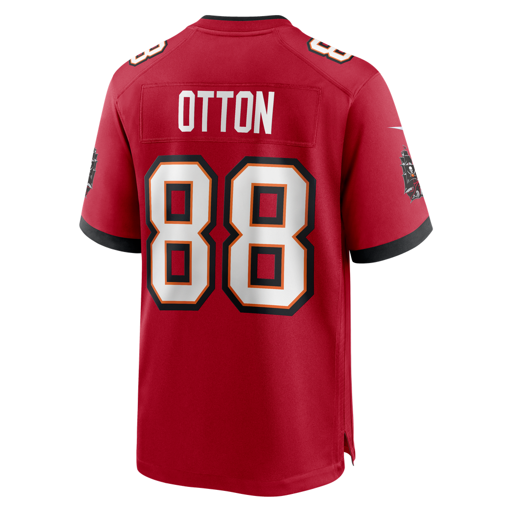 Men's Tampa Bay Buccaneers Cade Otton Nike Red Game Player Jersey - Image 4