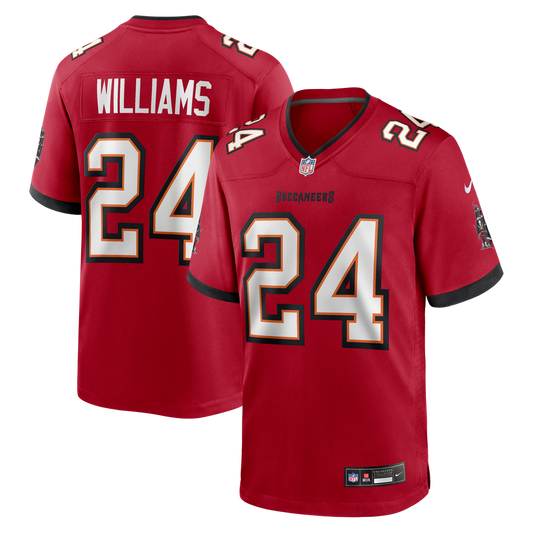 Men's Tampa Bay Buccaneers Cadillac Williams Nike Red Game Retired Player Jersey - Image 1