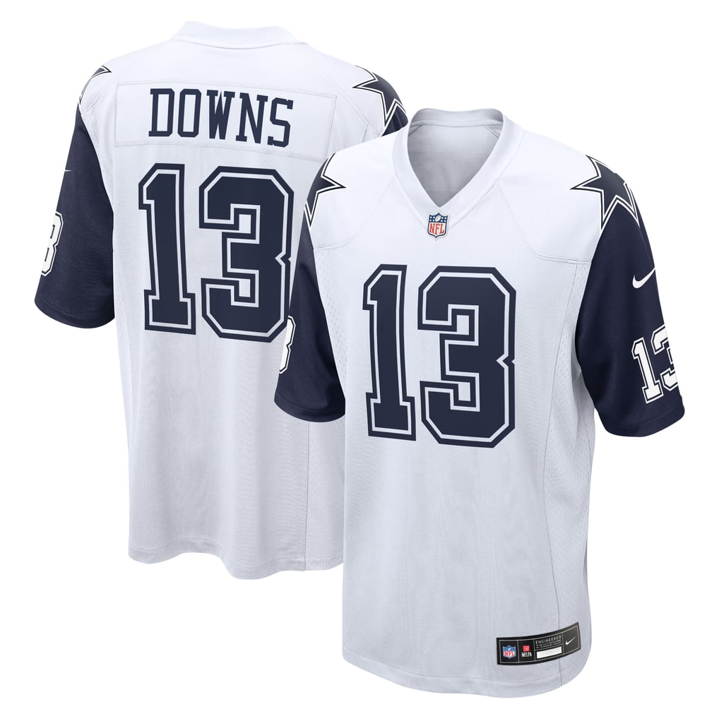 Men's Dallas Cowboys Caleb Downs Nike White Alternate Game Jersey - Image 2