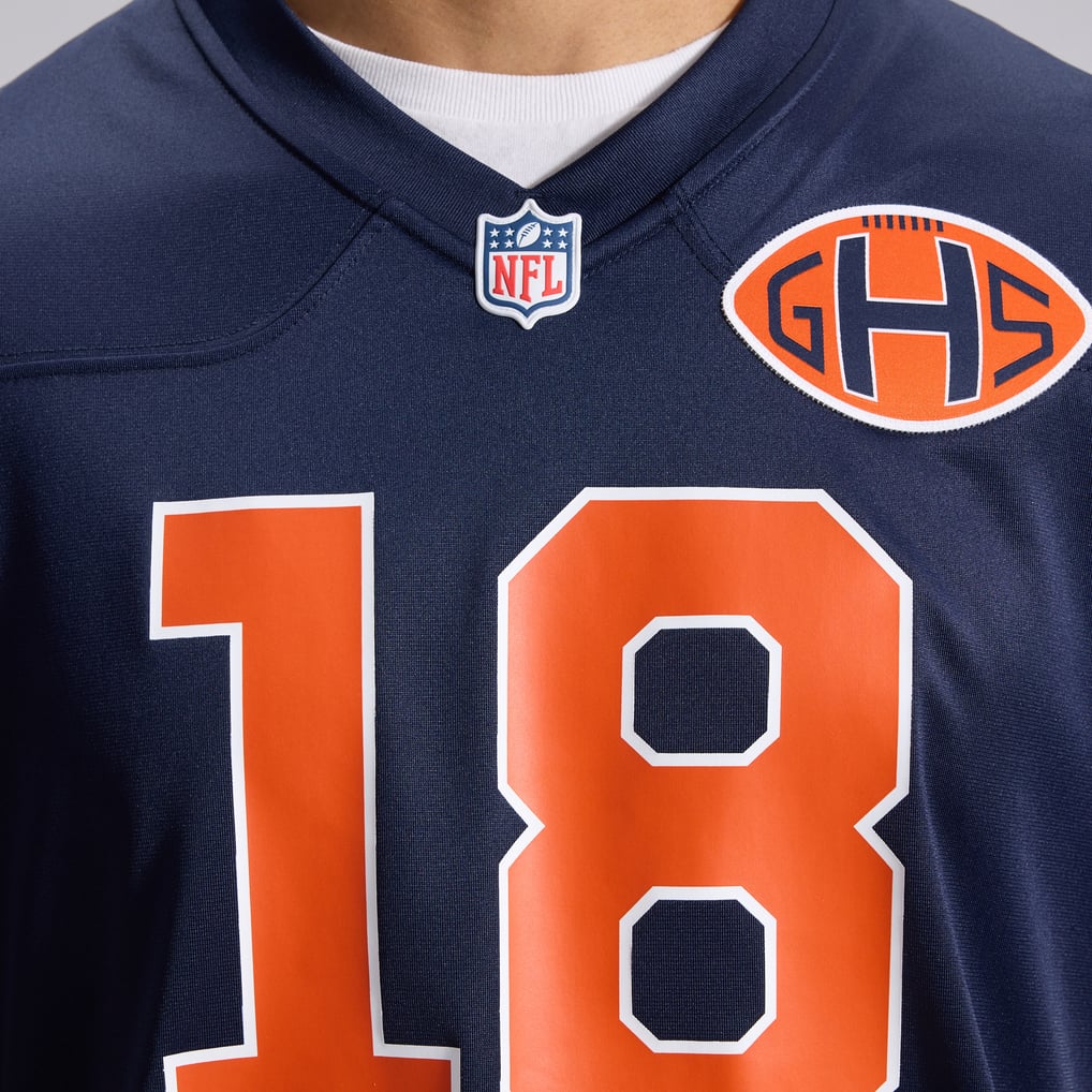 Men's Chicago Bears Caleb Williams Nike Navy 2026 Rivalries Collection Game Jersey - Image 11