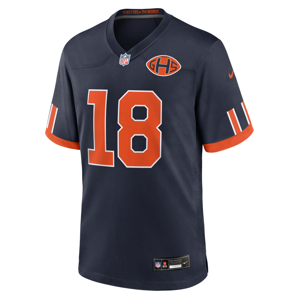 Men's Chicago Bears Caleb Williams Nike Navy 2026 Rivalries Collection Game Jersey - Image 7