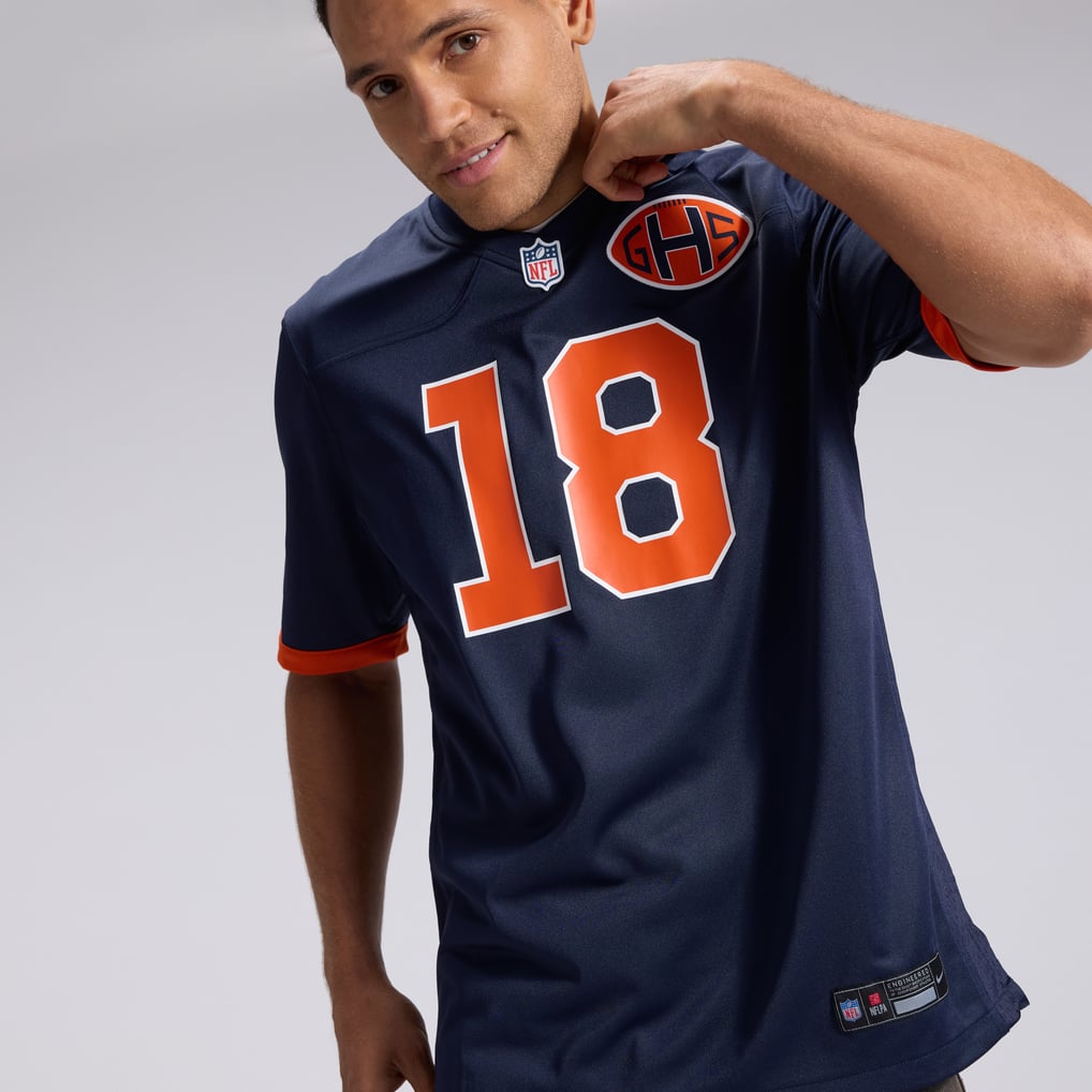 Men's Chicago Bears Caleb Williams Nike Navy 2026 Rivalries Collection Game Jersey - Image 10