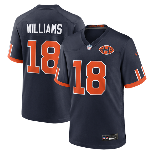 Men's Chicago Bears Caleb Williams Nike Navy 2026 Rivalries Collection Game Jersey - Image 1