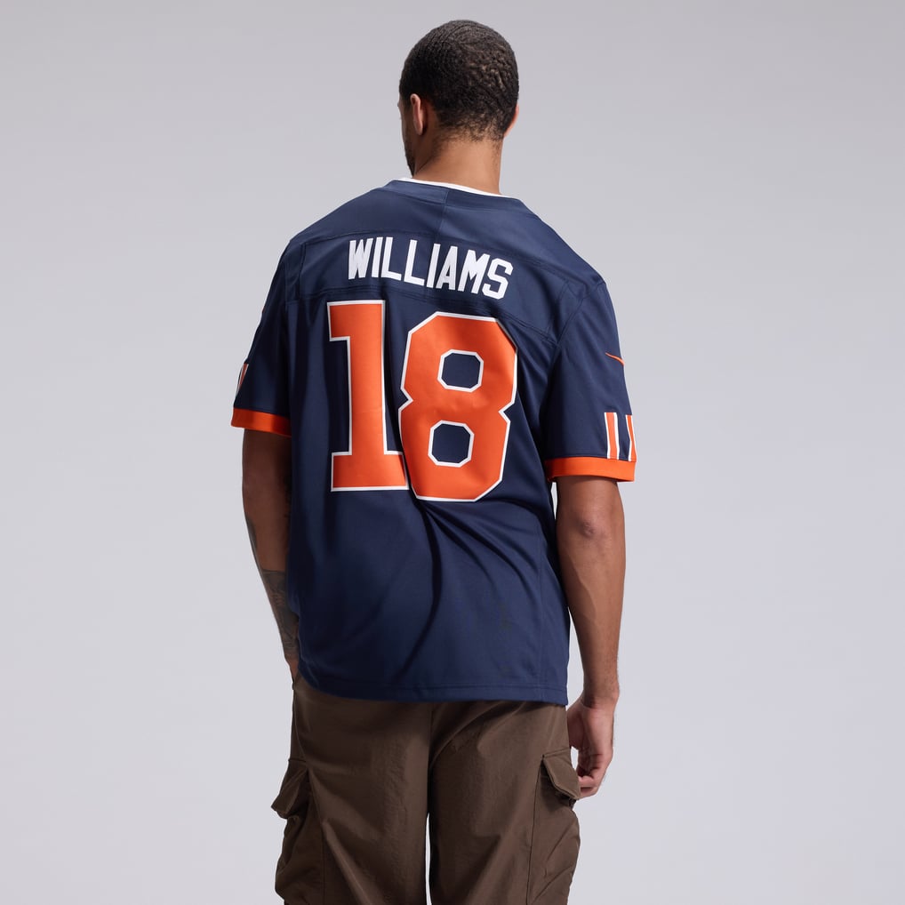 Men's Chicago Bears Caleb Williams Nike Navy 2026 Rivalries Collection Stitched Limited Jersey - Image 4