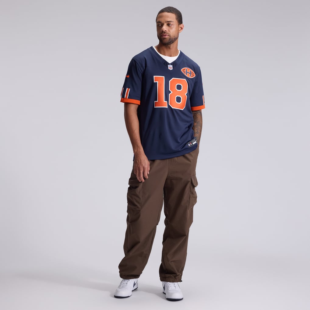 Men's Chicago Bears Caleb Williams Nike Navy 2026 Rivalries Collection Stitched Limited Jersey - Image 5