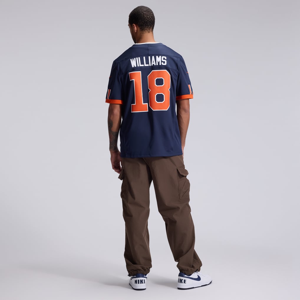 Men's Chicago Bears Caleb Williams Nike Navy 2026 Rivalries Collection Stitched Limited Jersey - Image 6