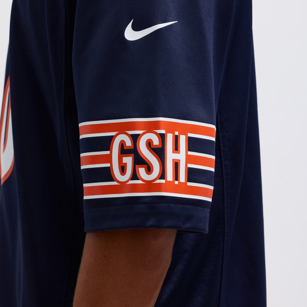 Men's Chicago Bears Caleb Williams Nike Navy Player Game Jersey - Image 11