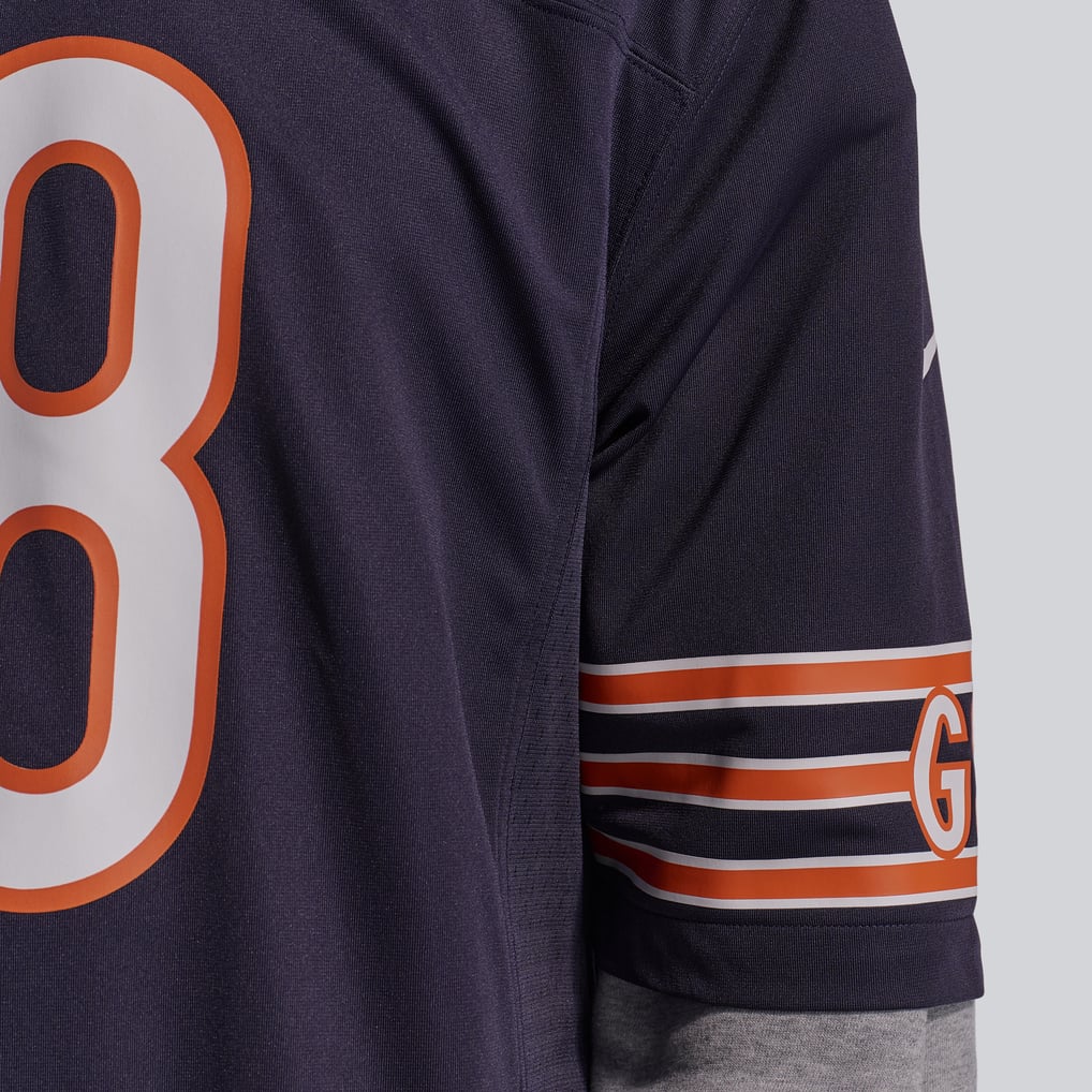Men's Chicago Bears Caleb Williams Nike Navy Player Game Jersey - Image 14