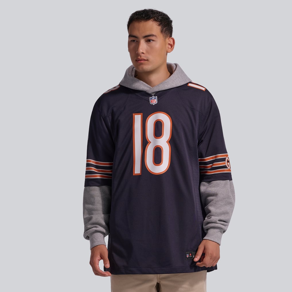Men's Chicago Bears Caleb Williams Nike Navy Player Game Jersey - Image 3