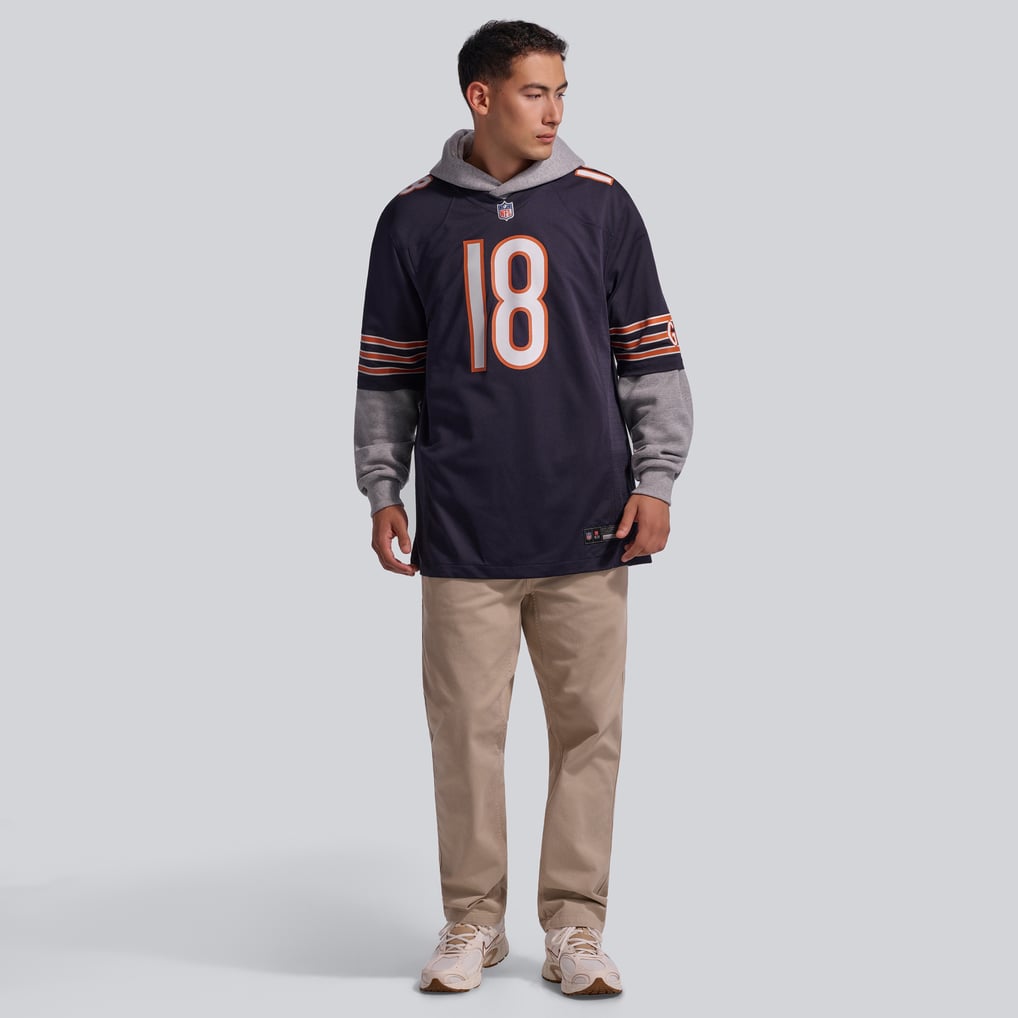 Men's Chicago Bears Caleb Williams Nike Navy Player Game Jersey - Image 5