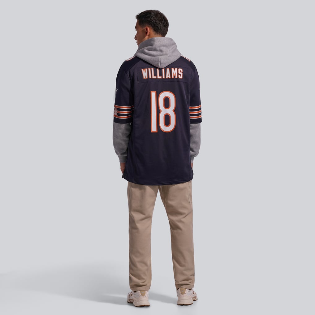 Men's Chicago Bears Caleb Williams Nike Navy Player Game Jersey - Image 6
