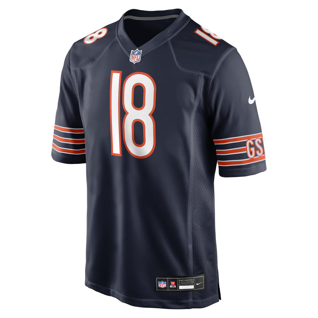 Men's Chicago Bears Caleb Williams Nike Navy Player Game Jersey - Image 7