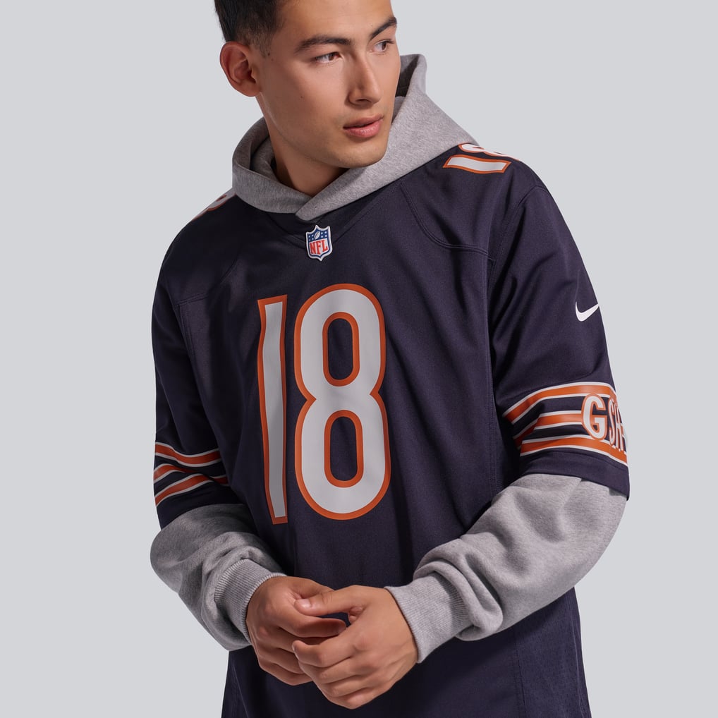 Men's Chicago Bears Caleb Williams Nike Navy Player Game Jersey - Image 10