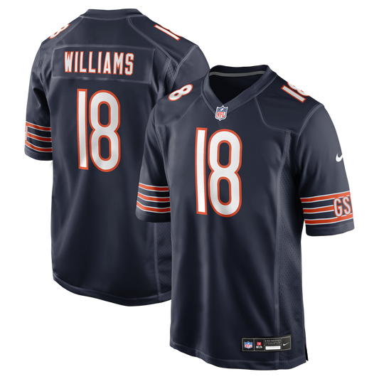 Men's Chicago Bears Caleb Williams Nike Navy Player Game Jersey - Image 1