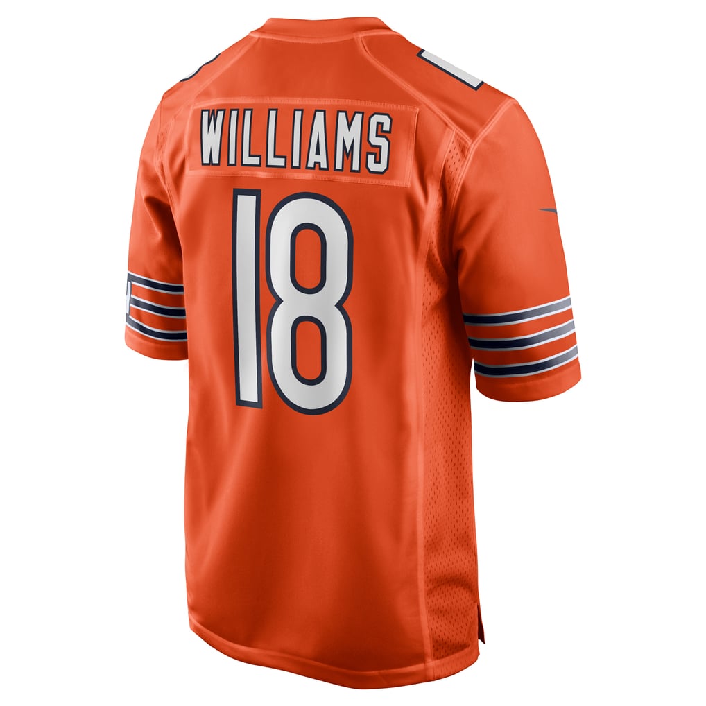 Men's Chicago Bears Caleb Williams Nike Orange Alternate Player Game Jersey - Image 4