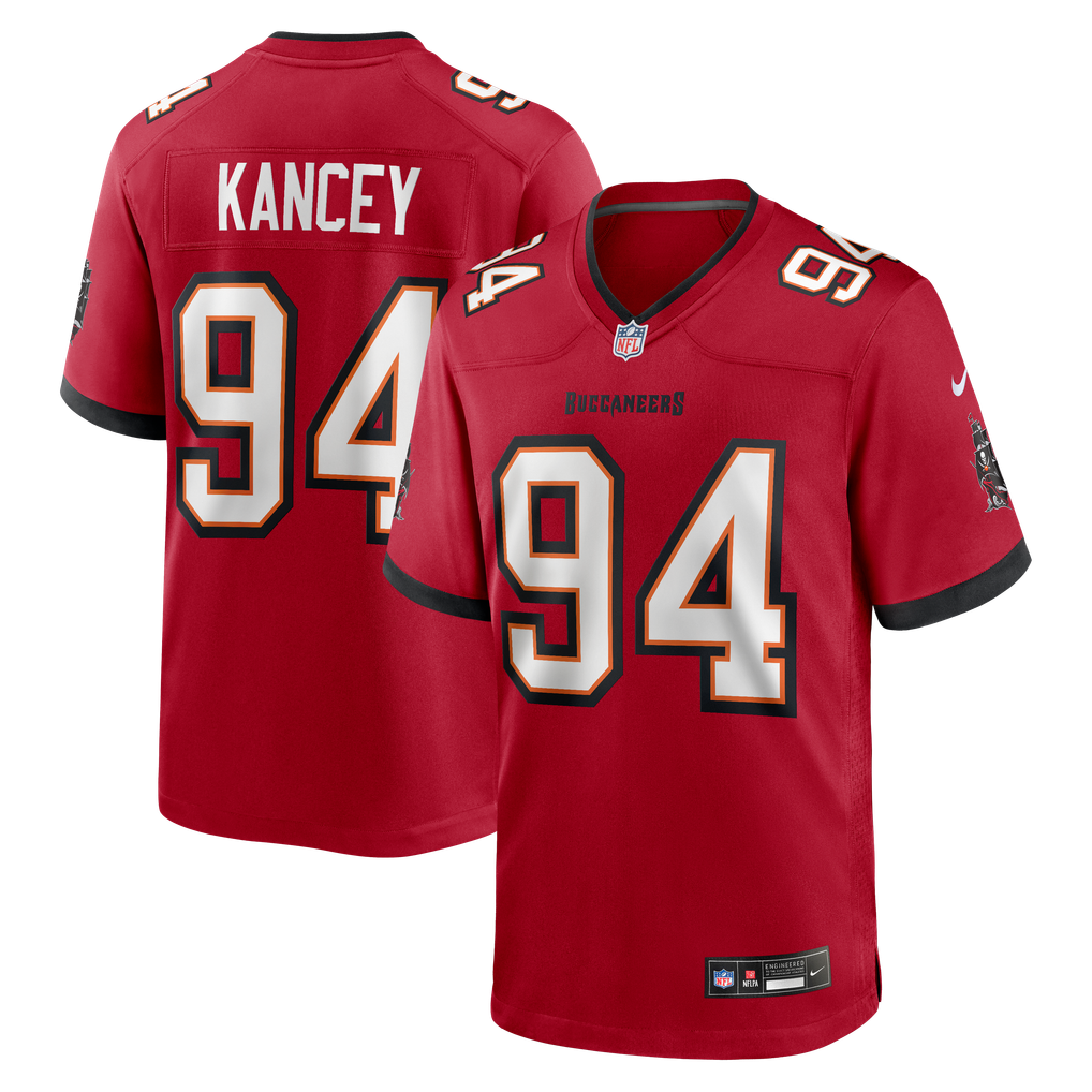 Men's Tampa Bay Buccaneers Calijah Kancey Nike Red  Game Jersey - Image 1