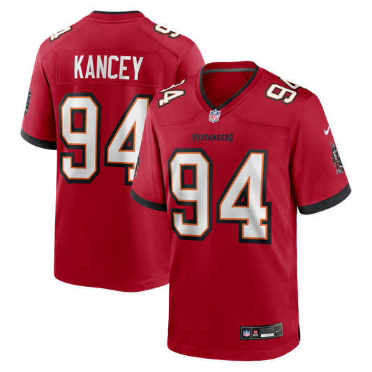 Men's Tampa Bay Buccaneers Calijah Kancey Nike Red  Game Jersey - Image 1