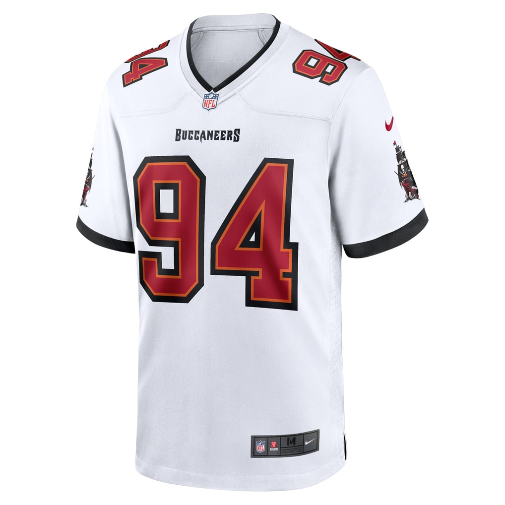 Men's Tampa Bay Buccaneers Calijah Kancey Nike  White  Game Jersey - Image 3