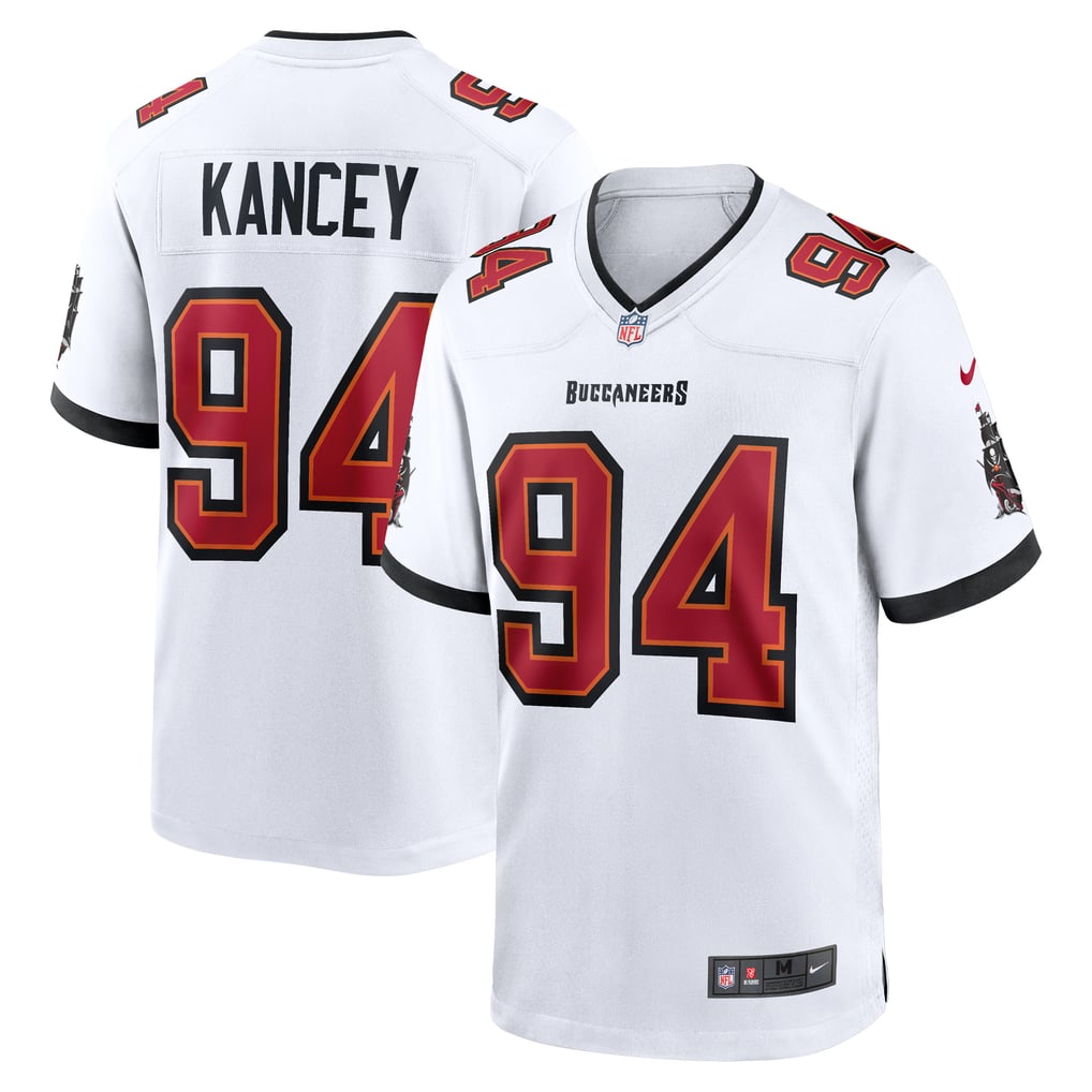 Men's Tampa Bay Buccaneers Calijah Kancey Nike  White  Game Jersey - Image 1