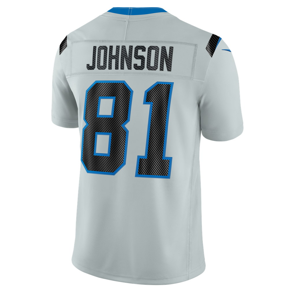 Men's Detroit Lions Calvin Johnson Nike Silver 2026 Rivalries Collection Stitched Limited Jersey - Image 4