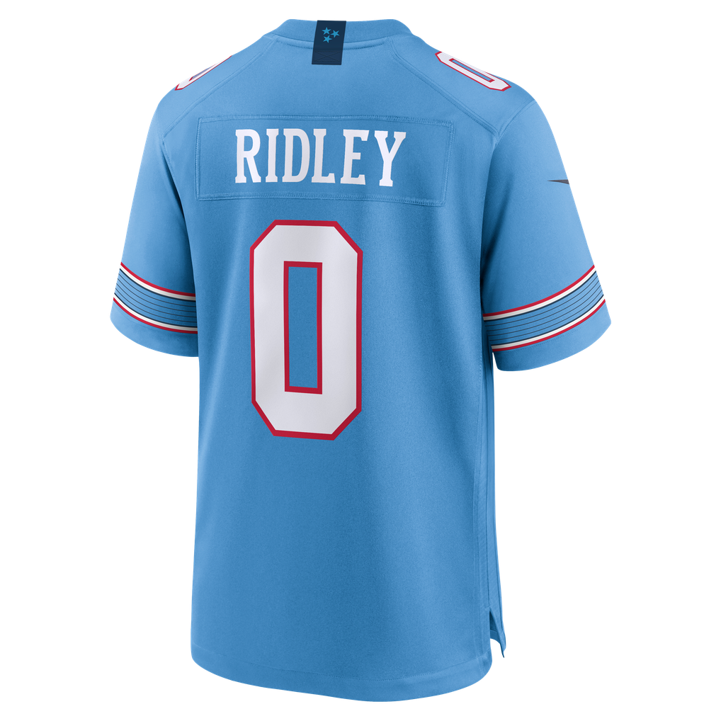 Men's Tennessee Titans Calvin Ridley Nike Light Blue Game Jersey - Image 4