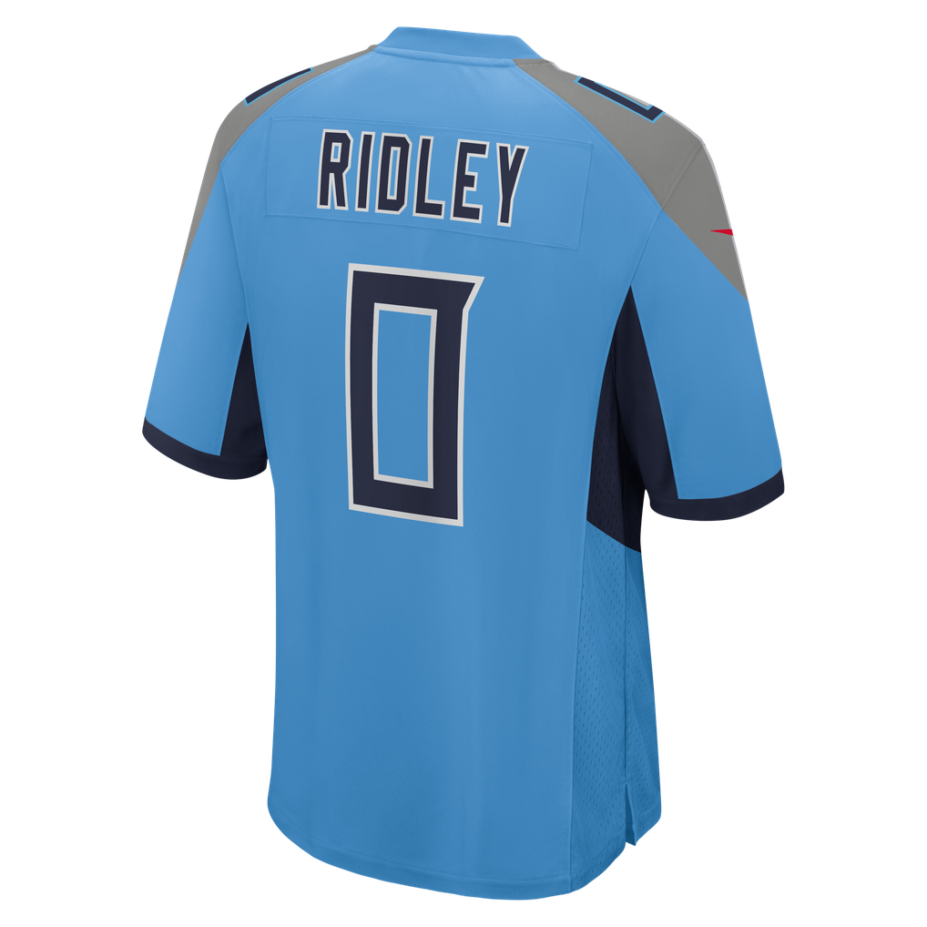 Men's Tennessee Titans Calvin Ridley Nike  Light Blue Team Game Jersey - Image 4