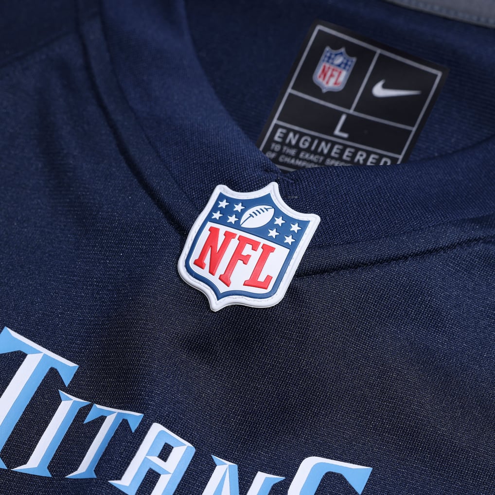 Men's Tennessee Titans Calvin Ridley Nike Navy Game Player Jersey - Image 5