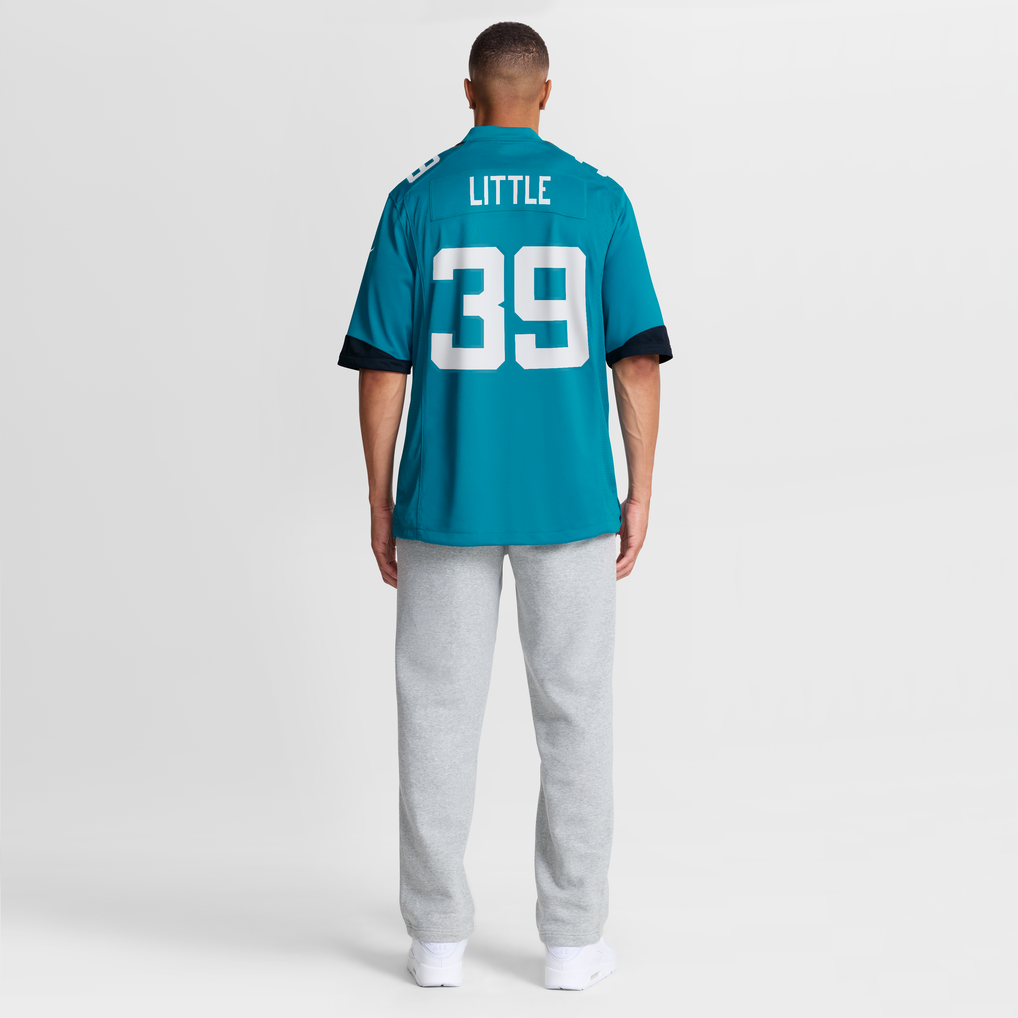 Men's Jacksonville Jaguars Cam Little Nike  Teal Team Game Jersey - Image 9