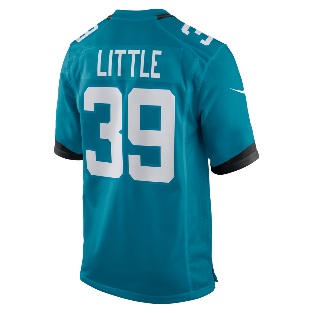 Men's Jacksonville Jaguars Cam Little Nike  Teal Team Game Jersey - Image 4