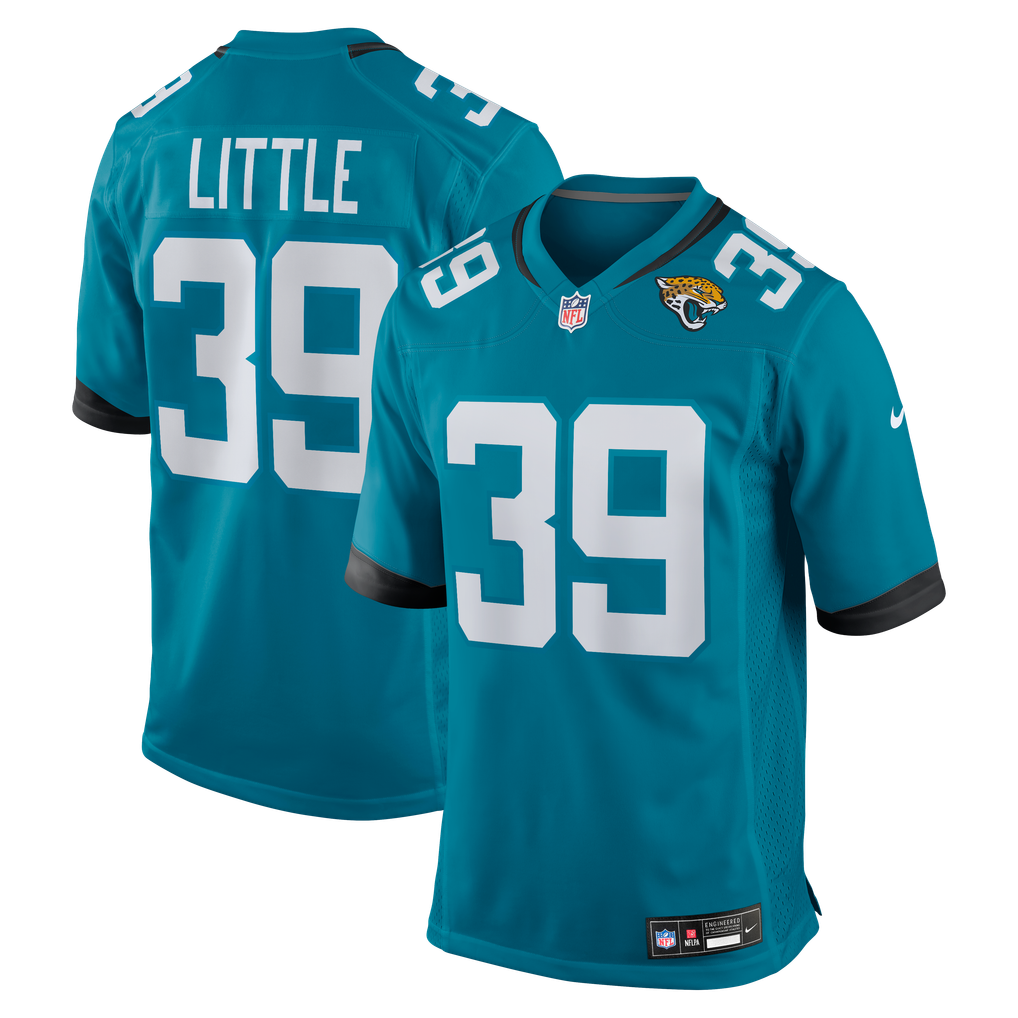 Men's Jacksonville Jaguars Cam Little Nike  Teal Team Game Jersey - Image 1