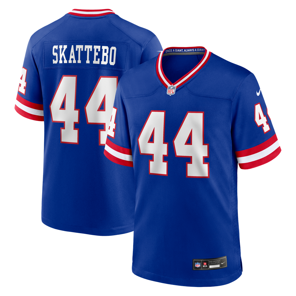 Men's New York Giants Cam Skattebo Nike Royal Alternate 2 Legacy Game Jersey - Image 1