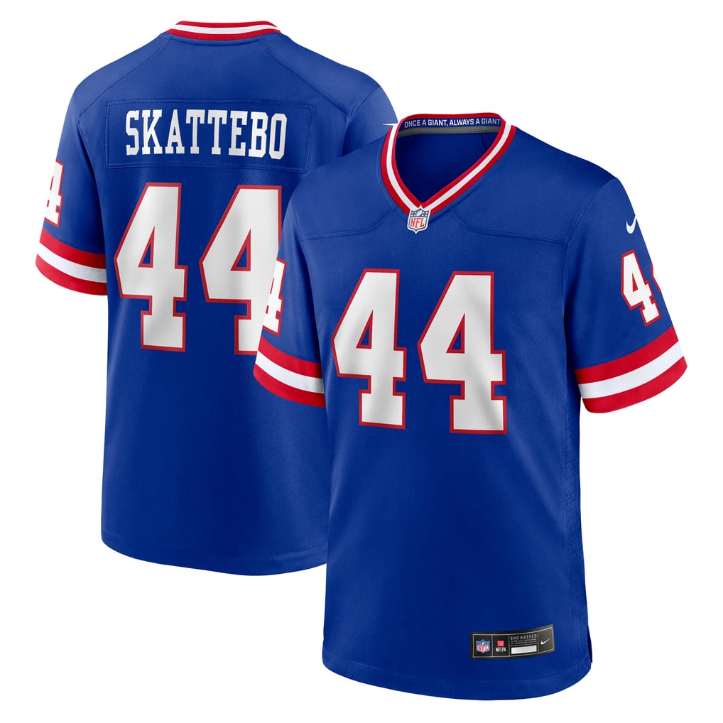 Men's New York Giants Cam Skattebo Nike Royal Alternate 2 Legacy Game Jersey - Image 1