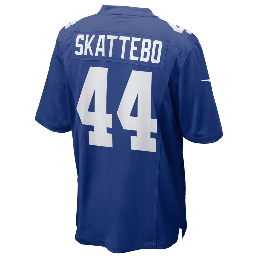 Men's New York Giants Cam Skattebo Nike Royal Game Jersey - Image 4
