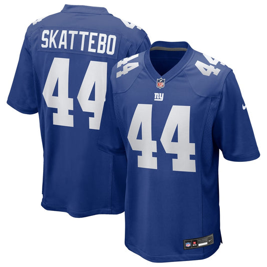 Men's New York Giants Cam Skattebo Nike Royal Game Jersey - Image 1