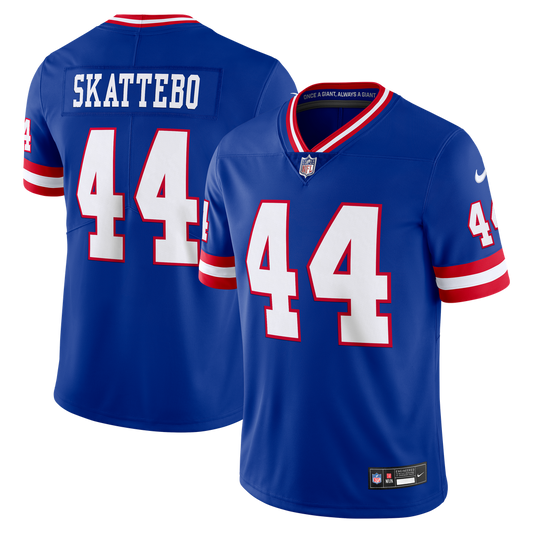 Men's New York Giants Cam Skattebo Nike Royal Legacy Vapor Untouchable Stitched Limited Jersey - Image 1