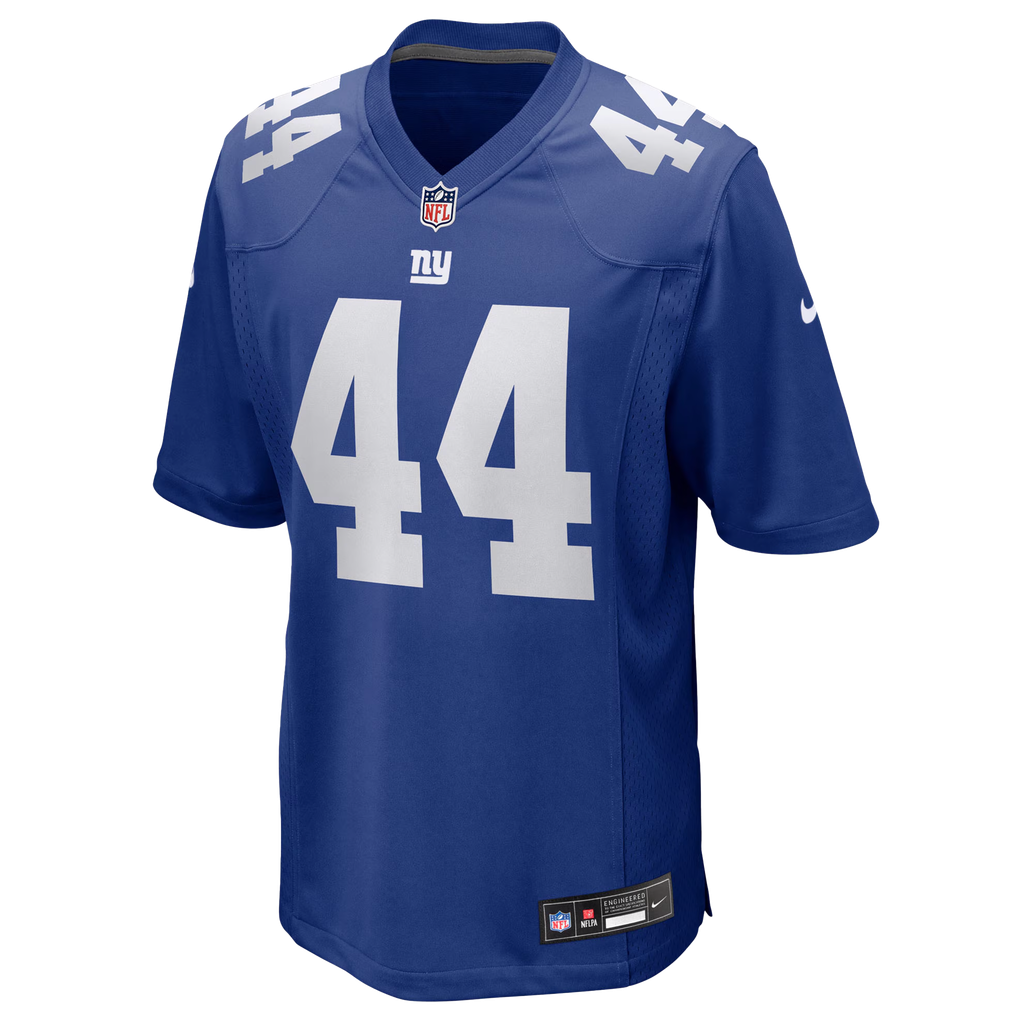Men's New York Giants Cam Skattebo Nike Royal Team Game Player Jersey - Image 3