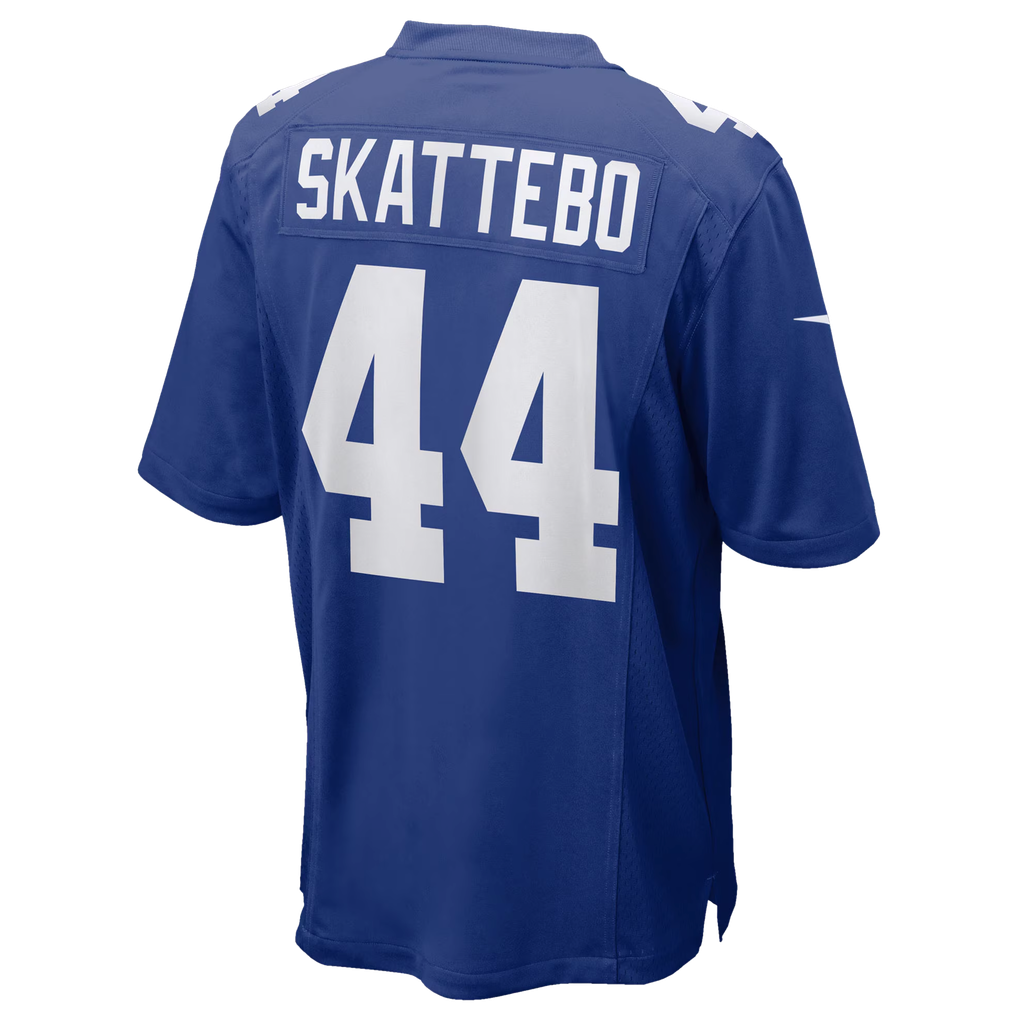 Men's New York Giants Cam Skattebo Nike Royal Team Game Player Jersey - Image 4