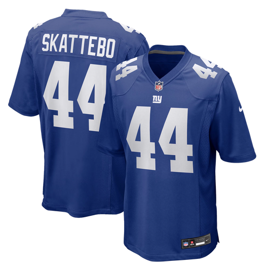 Men's New York Giants Cam Skattebo Nike Royal Team Game Player Jersey - Image 1