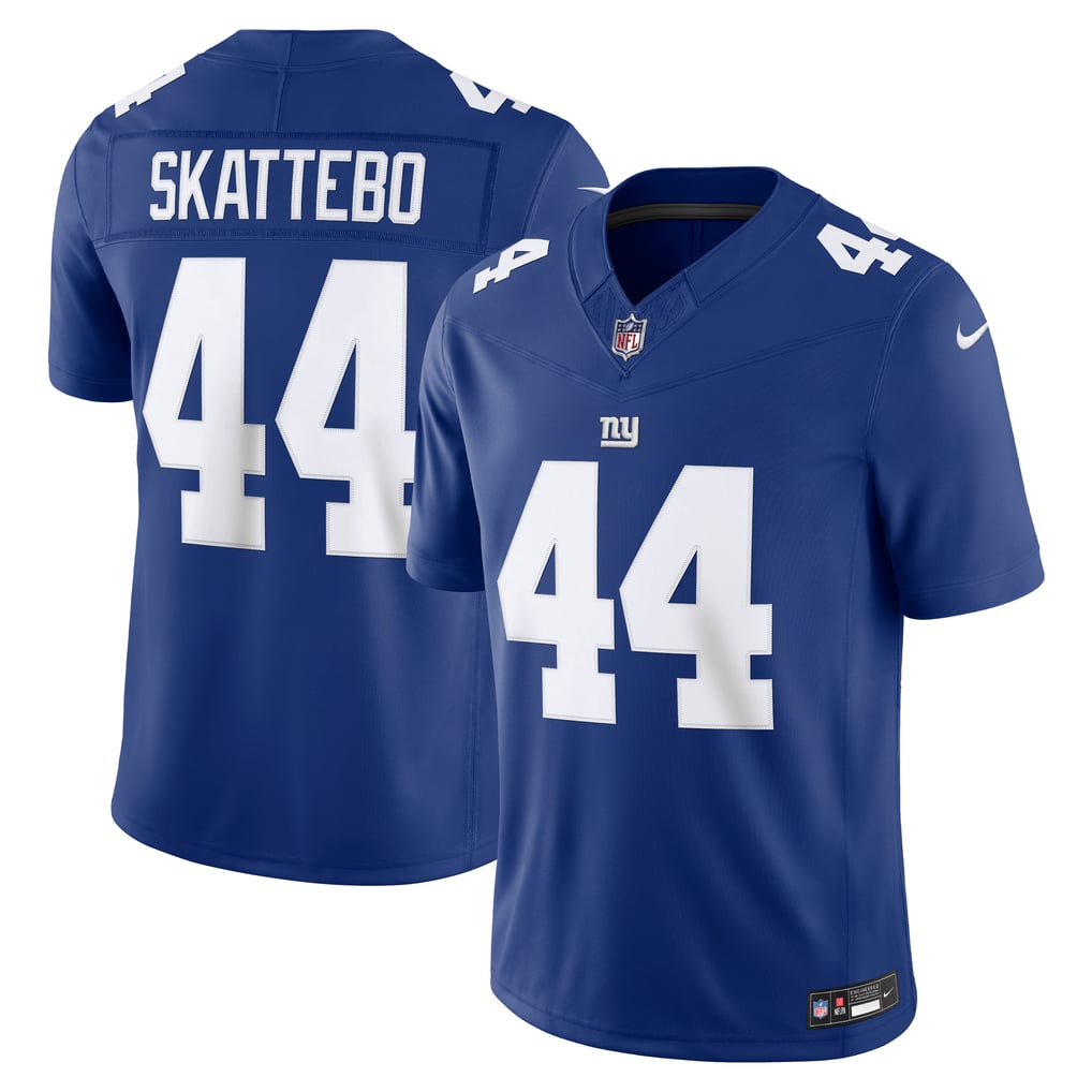 Men's New York Giants Cam Skattebo Nike Royal Team Vapor F.U.S.E. Stitched Limited Jersey - Image 1