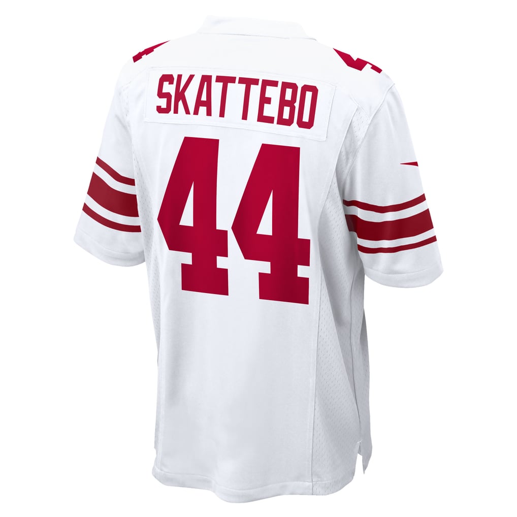 Men's New York Giants Cam Skattebo Nike White Game Jersey - Image 4