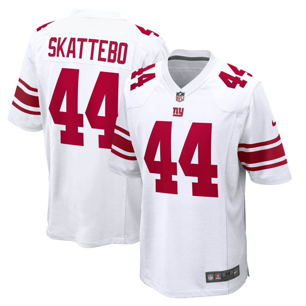 Men's New York Giants Cam Skattebo Nike White Game Jersey - Image 1