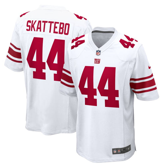 Men's New York Giants Cam Skattebo Nike White Game Jersey - Image 1