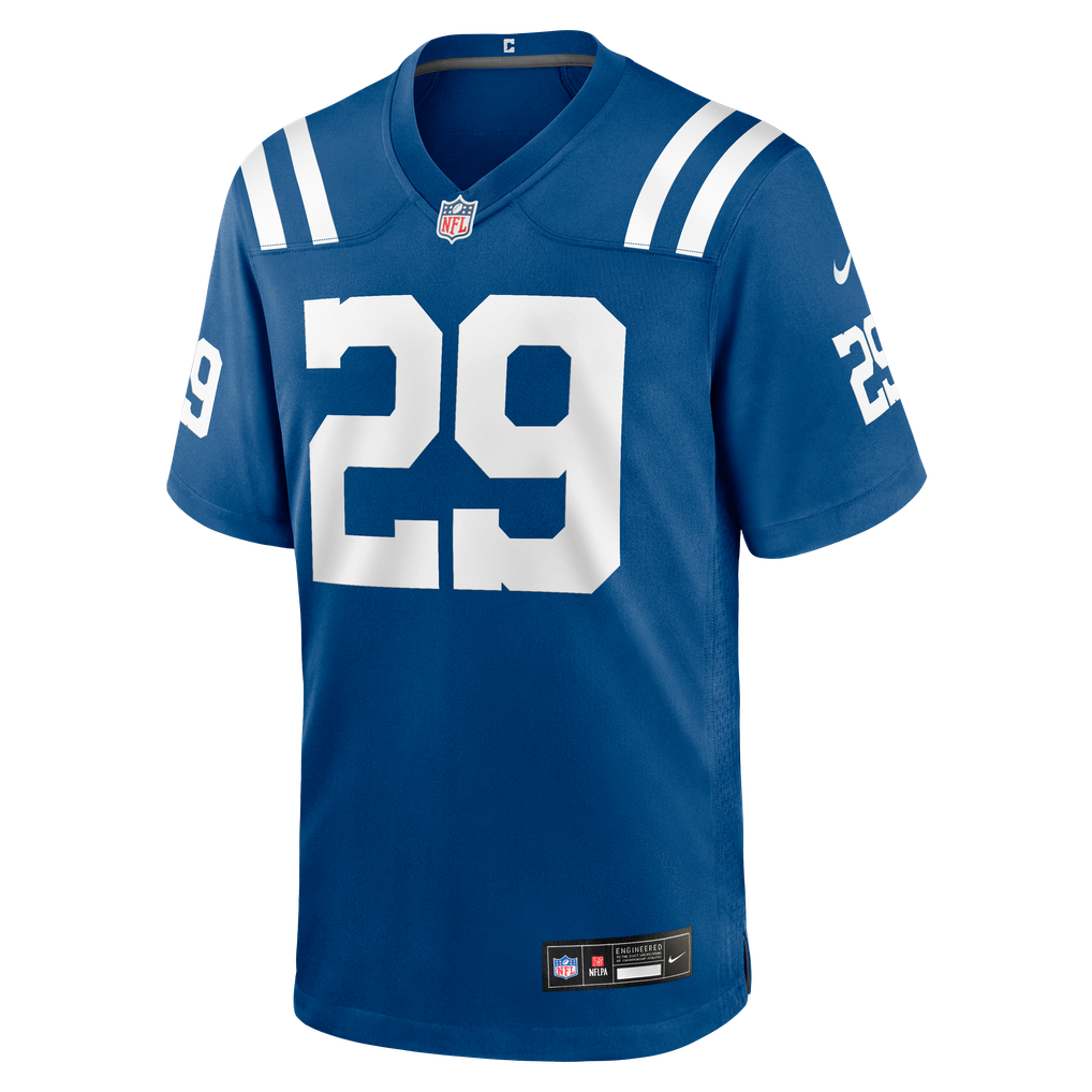 Men's Indianapolis Colts Cam Taylor-Britt Nike Royal Team Game Jersey - Image 5