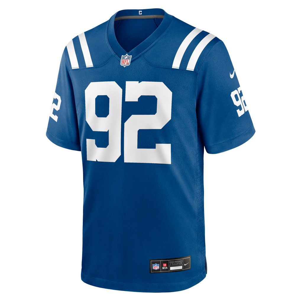 Men's Indianapolis Colts Cameron Ball Nike Royal Team Game Jersey - Image 5