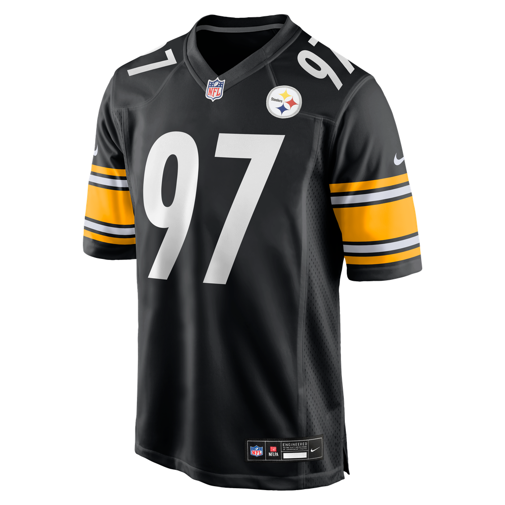 Men's Pittsburgh Steelers Cameron Heyward Nike Black Game Jersey - Image 3